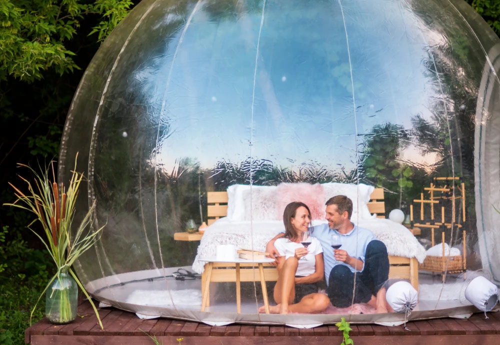 what is a bubble tent