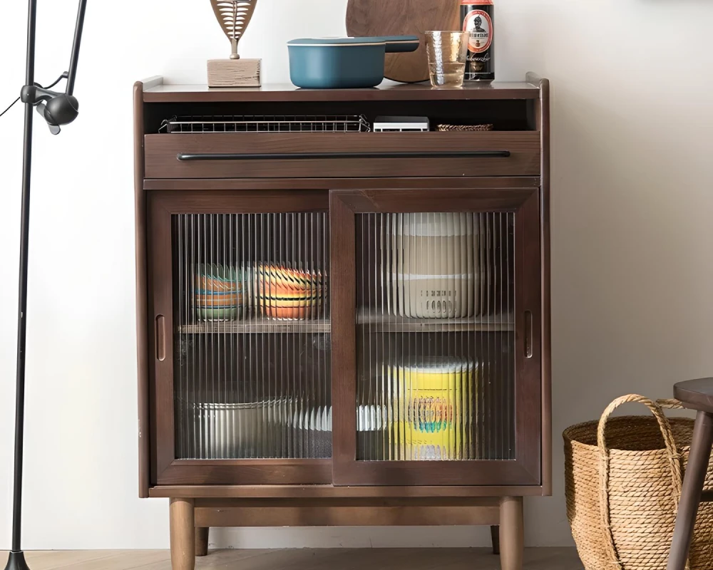 sideboard cabinet with glass doors