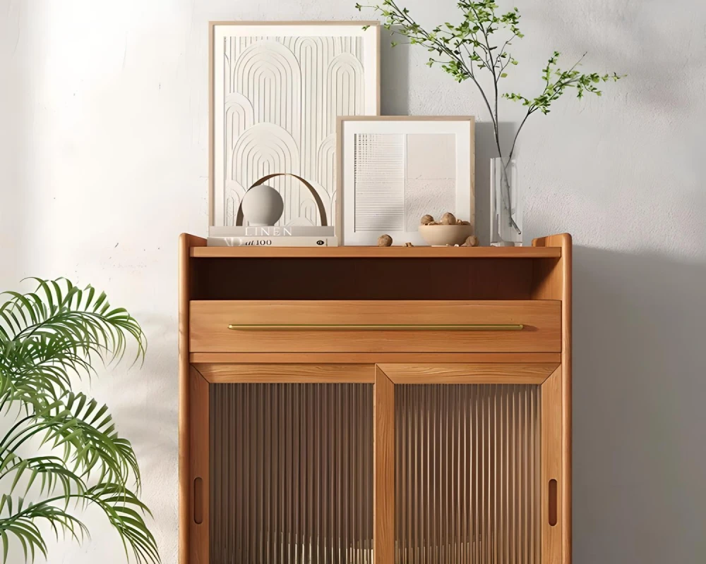 sideboard with drawers and shelves